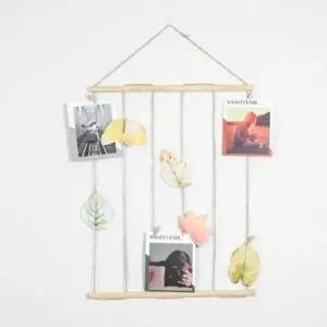 벽에 포토 행거 노끈 붙이기 꾸미기 우드 걸기 사진_18984166_667501