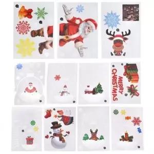 크리스마스스티커패키지117개입 파티 장식 소품_18986057_667501