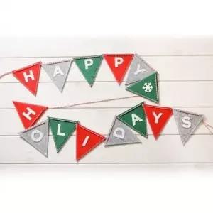 소품 데코 장식 홀리데이가랜드 펠트 크리스마스리스_18987655_667501