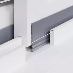 실리콘 방풍 열차단 테이프 현관 문틈 창문 틈막이 2m