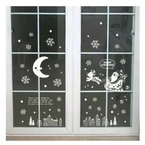 크리스마스 겨울X-MAS 스티커 밤하늘산타 FDX-2101_18931798_667501