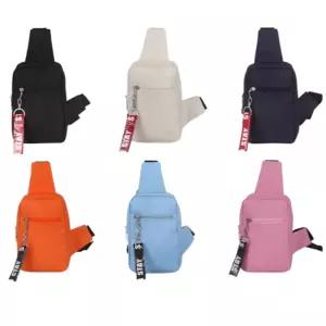 캐주얼한 웨이스트백 남여 메신져백 대학생 여성허리쌕 학교 트렌드백 멀티