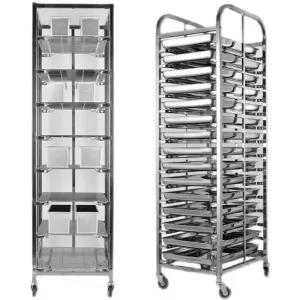 베이킹 베이커리 랙 스텐 건조대 제빵 트롤리 트레이 이동식