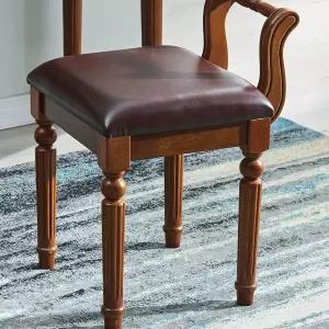 유럽 엔틱 화장대 메이크업 의자 등받이 스툴 빈티지