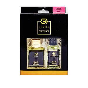 [2개구성] 블랙체리향 차량용 디퓨저 젠틀 30ml포함-블랙체리 45ml리필 BHWB6CCD2