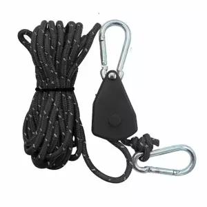 텐트라인 텐셔너 조임장치 캠핑끈 고정버클 2M줄세트