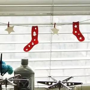 하나씩 손으로 직접 붙여요 크리스마스 양말 가렌더_18934214_667501