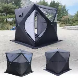 사우나 빙어낚시 큐브 누빔텐트 얼음낚시 사우나텐트 누빔