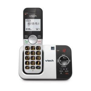 응답기가 있는 VTech VG232 무선 전화기 - 대형 디스플레이 풀 듀플렉스 스피커폰 발신자 ID / 통화 대기 마지막 10 번호 리다이얼