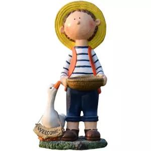 정원 인형조각상 야외 카페 가드닝 펜션 조형물 화단 테라스