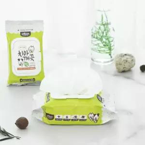 탁월한 입냄새제거 녹차함유 애견물티슈 애견귀 눈물티슈