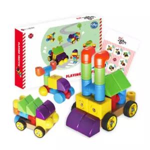 조작운동x사고력up 교통기관 만들기 자석블럭 IQ개발 남아선물 생일선물 상상력