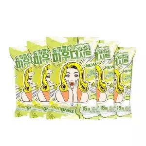 [셀러허브]슈퍼 쿨링 파우더 시트 15매 x 5 레몬그라스 (S27423574)