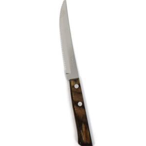 [2개구성] 우드손잡이 스텐 21cm 디너 레스토랑 커트러리 테이블 뷔페 칼 호텔 기 스테이크 양식 EWCF3518