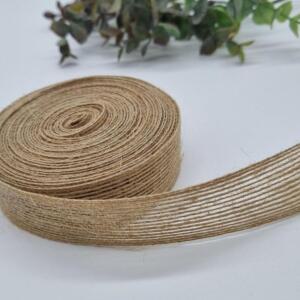 [2개구성] 2.5cm 선물 포장 재료 리본 공예 황 끈 마 EWB66152