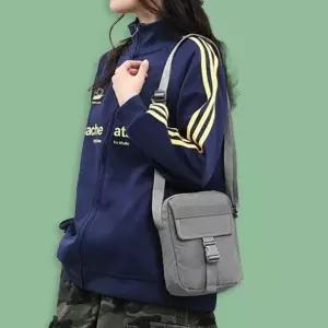 (색상 그레이)나일론 미니 백 여행 가벼운 핸드폰 가방 그레이 미니백 여자 휴대폰 엄마 여성 폰가방