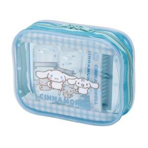 [2개구성] 품 세트 시나모롤 다도 용 파우치 공병 세면 BHWEC77BE