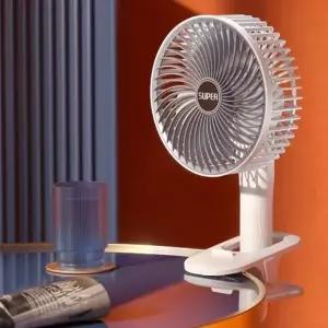 4in1 클립형 핸디 스탠드 저소음 선풍기 C타입 충전 탁상용 벽걸이 캠핑용 휴대용 휴대폰거치