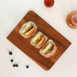 ( )모노먼트 아카시아 도마 2832 브레드 디저트 나무 플레이팅 홈파티 캠핑 주방 인테리어