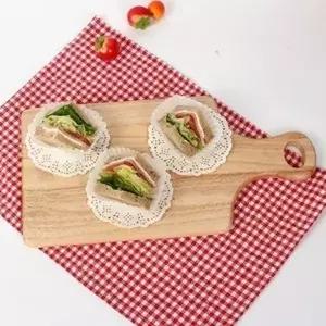 ( )원목 손잡이 도마 8543 브레드 치즈 디저트 나무 플레이팅 홈파티 캠핑 주방 인테리어