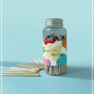 [2개구성] 스타일 컬러플 보틀 Match 병 파티 성냥 브리스크 FLWC0912A