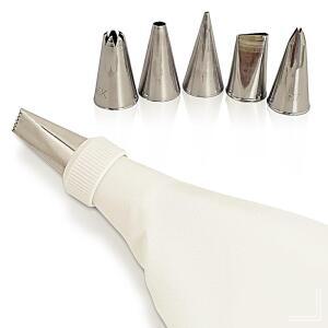 [2개구성] 모양 짤주머니 깍지 케이크 데코 소 만들기세트 생크림 도구 레이션세트 팁 HW9EF9EE