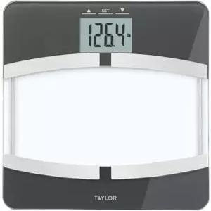 테일러 디지털 유리 체성분 척도 체중계 체지방 체수분 근육량 골량 및 BMI 측정 4-사용자 인식 FSA HSA