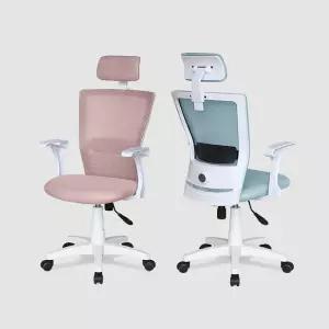 보루네오 비비드 화이트바디 나비책상의자 CB5117