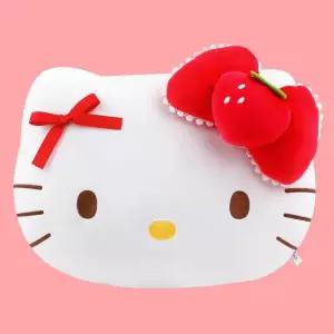 산리오 헬로키티 딸기 쿠션 봉제 캐릭터쿠션