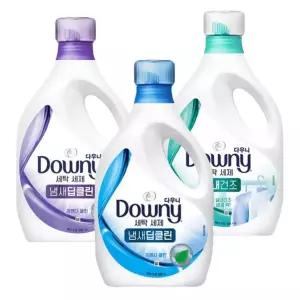 다우니 세탁세제 1.9L 냄새딥클린 실내건조3종택1
