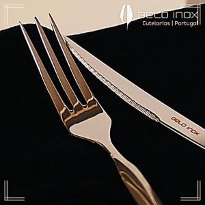 [2개구성] 사은품벨로아이녹스 플래티늄 스테이크 포크 스푼 커트러리세트 GJWBDB173