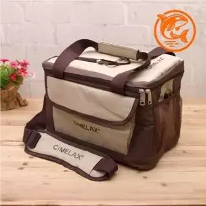 ( )다용도 캠핑 쿨러 백 20L 앤틱 그린 피크닉 보냉가방 여행용 특대 보온 주머니