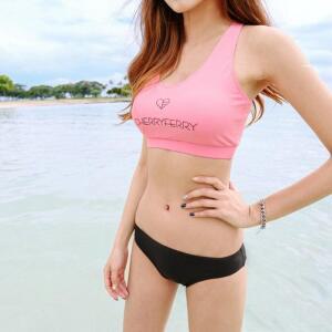 [2개구성] 체리페리 이너 래쉬 크롭 슬리브리스 핑크 주드비비안 캐쥬얼 BHWFI7NB6