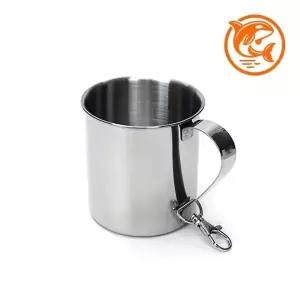 ( )경량 내구성 스테인리스 캠핑용 컵 다기능 야외 음료컵 등산에 최적화된 금속컵