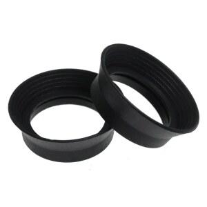 MAXMORAL 한 쌍 두 개의 쌍안경 I.D. 바디 라이트 생물학적 접안컵, 접안렌즈 아이컵 블랙 블로킹 현미경 앵글 플랫 고무 28~32MM 30MM 비전