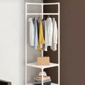 틈새 코너 옷걸이 원룸 선반 수납 스탠드 현관 행거