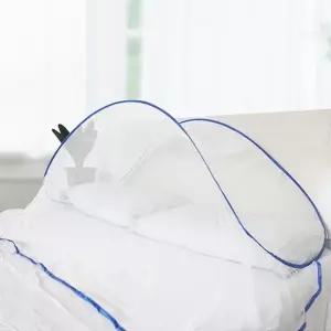 (단일옵션 TS12445999)헬프그린 얼굴모기장 원터치 페이스 방충망 아기 캠핑 소형 폴딩모기장