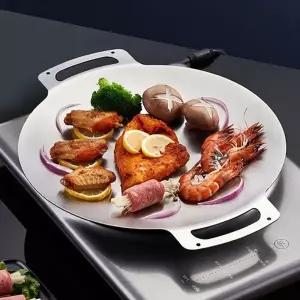 ( )만능큐 스텐 그리들 캠핑불판 40cm손잡이+가방포함