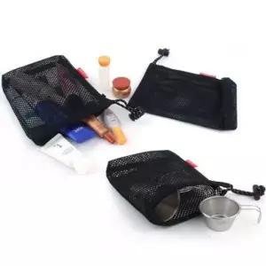 ( )캠핑 차박 여행 펜션 피크닉 낚시 등산 다용도 멀티 파우치 가방 메쉬 케이스 5종류 세트 소품 용품