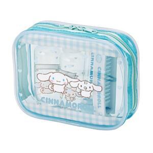 [2개구성] 품 세트 화장 다도 공병 여행 시나모롤 파우치 FAWEC77BE