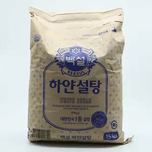 식당재료 감미로운 단맛 하얀 설탕 15kg