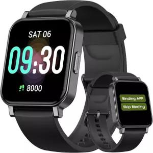 페도미터 워치 시니어 친화적인 앱/폰 필요 없음 스텝 카운터 칼로리/수면 트래커가 포함된 방수 피트니스