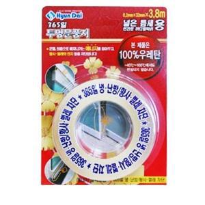 [2개구성] mym 한솔투명 넓은틈 3.8M 풍지판 샷시 테이프 현관 DUW5258A1