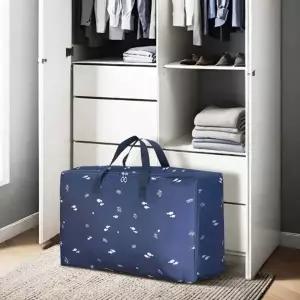 ( )이불정리함 옷 속옷 양말 이사 여행 캠핑 다용도 대용량 가방 수납함 60x50x20cm