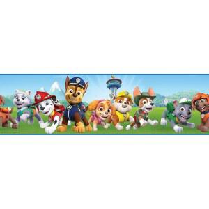 룸메이트 RMK12133BD 발 패트롤 필 앤 스틱 벽지 테두리