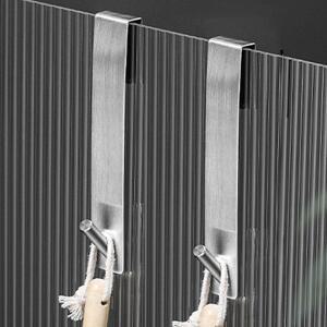 [2개구성] 다데 걸이 다용도 만능 타올 고리 2P 문 DD-12497 후크 무타공 수건 욕실 싱크대 소품 LWD770C7