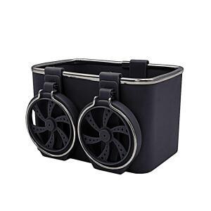 [2개구성] 삼에스주 포켓 수납박스 블랙 량용 콘솔박스 수납용품 수납정리 차 C18 멀티 거치대 LWAA7666