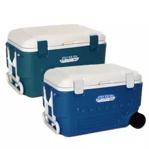 ( )동남 레저 캠핑 아이스박스 바퀴형 60리터 보온 보냉색상랜덤