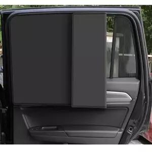 ( )차량용 뒷자석 커튼 캠핑 햇빛가리개 암막 커튼 2P