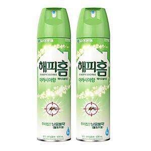 [2개구성] 유한양행 해피홈 아카시아향 2개 모기약 에어로졸 에프킬라 LW8FBF27